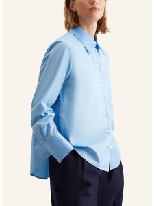 Seidensticker Koszula w kolorze błękitnym rozmiar: 38. Niebieskie koszule Seidensticker, bez wzorów, z bawełny, bez kołnierzyka, bez ramiączek. Za 152,98 zł.