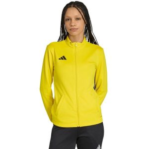 Bluza damska adidas Entrada 26 Track. Żółte bluzy ADIDAS, bez wzorów, z poliesteru, bez kaptura. Za 121,99 zł.