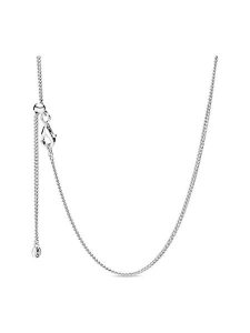 Pandora Srebrny naszyjnik - dł. 60 cm rozmiar: onesize. Szare naszyjniki Pandora, srebrne. Za 221,67 zł.