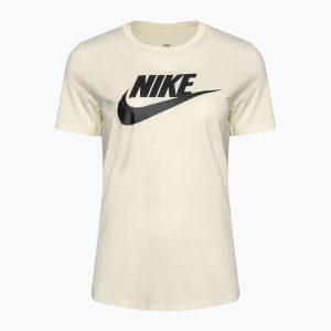 Koszulka damska Nike Sportswear Club Essentials Logo. Białe koszulki sportowe Nike, bez wzorów, bez ramiączek. Za 129,99 zł.