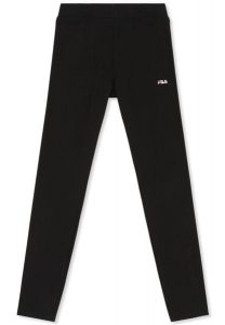 Damskie legginsy Fila Casania. Czarne legginsy Fila, bez wzorów, z bawełny, długie. Za 100,99 zł.