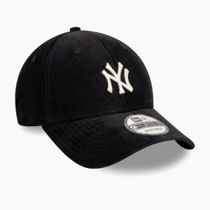 Czapka z daszkiem New Era Cord 9Forty New York Yankees. Czarne czapki New Era, bez wzorów. Za 119,99 zł.