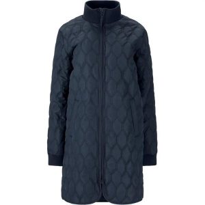 Damska kurtka pikowana Whistler Nellye. Niebieskie kurtki WHISTLER, bez wzorów, z puchu, bez kaptura. Za 350,50 zł.