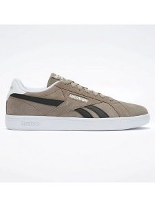 Reebok Sneakersy "Court Retro" w kolorze szarobrązowym rozmiar: 45. Brązowe trampki Reebok, bez wzorów, bez zapięcia. Za 170,07 zł.