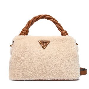 Torebka Guess. Brązowe torebki klasyczne Guess, z aplikacjami, bez dodatków. Za 509,99 zł.