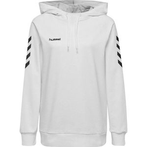 Bluza sportowa z kapturem damska Hummel Go Cotton Hoodie Woman. Białe bluzy Hummel, s, bez wzorów, z kapturem. Za 212,50 zł.