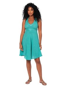 Aller Simplement Sukienka w kolorze turkusowym rozmiar: 38/40. Niebieskie sukienki Aller Simplement, bez wzorów, z bawełny, sportowe, bez kołnierzyka, bez ramiączek, mini, sportowe. Za 78,99 zł.