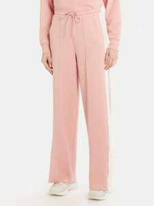 Guess Spodnie dresowe V5RB00 KCO72 Różowy Regular Fit. Czerwone spodnie dresowe Guess, xl, z aplikacjami, z dresówki. Za 209,99 zł.