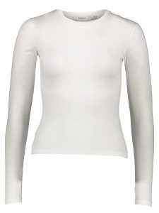 Pangaia Koszulka "365 Cotton-Stretch" w kolorze białym rozmiar: XL. Białe bluzki Pangaia, xl, bez wzorów, z bawełny, bez kołnierzyka, bez ramiączek. Za 78,84 zł.