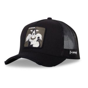 Czapka z daszkiem Capslab Looney Tunes Sylvester The Cat CL/LOO10/1/CT/SYL. Czarne czapki CapsLab, bez wzorów, sportowe. Za 128,99 zł.