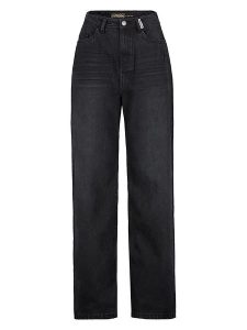 Eight2Nine Dżinsy - Comfort fit - w kolorze czarnym rozmiar: XS. Czarne jeansy Eight2Nine, z aplikacjami, z denimu, z podwyższonym stanem. Za 100,99 zł.