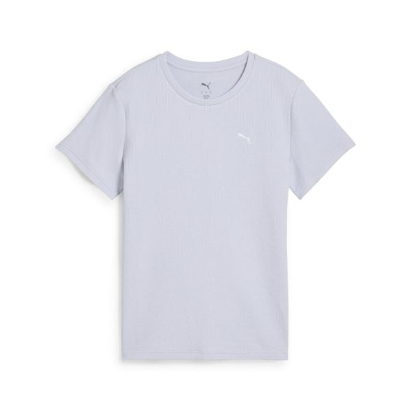 Damska koszulka HER PUMA Cool Weather Blue. Niebieskie koszulki sportowe Puma, bez wzorów, bez ramiączek. Za 86,99 zł.