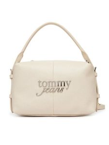Tommy Jeans Torebka Tjw Bold Camera Bag AW0AW18470 Écru. Torebki klasyczne Tommy Jeans, bez wzorów, z jeansu, bez dodatków. Za 449,99 zł.