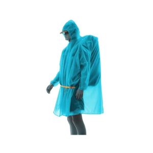 Peleryna przeciwdeszczowa Multi-Use. Niebieskie kurtki 3F UL GEAR, bez wzorów, bez kaptura. Za 139,99 zł.