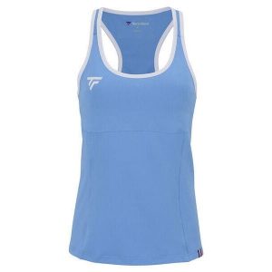 Damski tank top Tecnifibre Team Top. Niebieskie topy TECNIFIBRE, xl, bez wzorów, eleganckie, bez kołnierzyka, bez ramiączek. Za 200,00 zł.