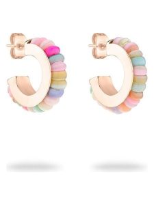 Tamaris Kolczyki-półkreole z kamieniami ozdobnymi rozmiar: onesize. Kolczyki Tamaris, ze stali. Za 182,72 zł.