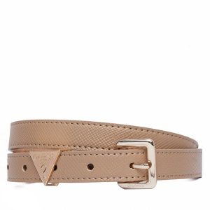Pasek Guess. Brązowe paski Guess, z aplikacjami. Za 172,99 zł.