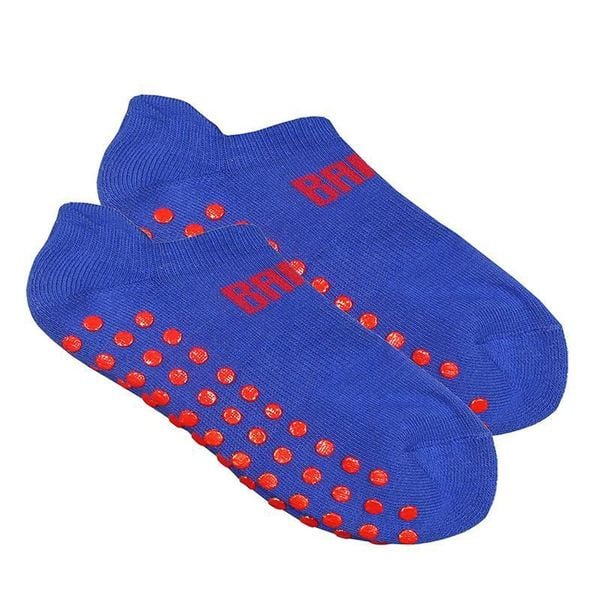 Klasyczne skarpetki do kostki dla dorosłych FC Barcelona. Niebieskie skarpetki FC BARCELONA, bez wzorów. W wyprzedaży za 74,35 zł.