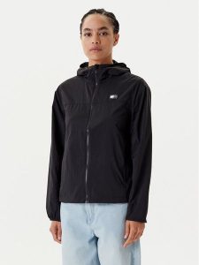 Tommy Jeans Wiatrówka DW0DW21188 Czarny Regular Fit. Czarne kurtki Tommy Jeans, xs, bez wzorów, z jeansu, bez kaptura. Za 299,99 zł.