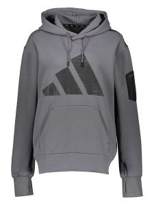 Adidas Bluza "Boa" w kolorze szarym rozmiar: L. Szare bluzy ADIDAS, l, bez wzorów, z kapturem. Za 289,88 zł.