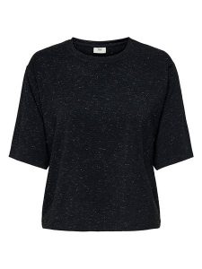 JDY Koszulka w kolorze czarnym rozmiar: S. Czarne bluzki JDY, s, bez wzorów, bez kołnierzyka, bez ramiączek. Za 57,20 zł.