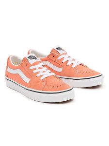 Vans Skórzane sneakersy w kolorze pomarańczowym rozmiar: 35. Pomarańczowe trampki Vans, bez wzorów, bez zapięcia. Za 114,44 zł.