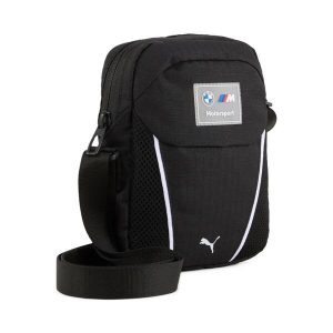 Torba Puma BMW Motorsport. Czarne torby podróżne i sportowe Puma, bez wzorów, z materiału. Za 121,99 zł.