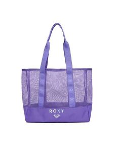 Roxy Torebka CWBEO-ROXY-M-007-09 Fioletowy. Fioletowe shopper bag Roxy, bez wzorów, z materiału, bez dodatków. Za 99,99 zł.