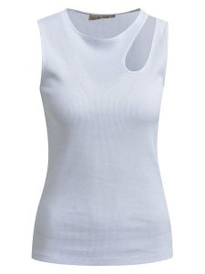 Smith & Soul Top w kolorze białym rozmiar: L. Białe topy Smith & Soul, l, bez wzorów, z bawełny, bez kołnierzyka, bez ramiączek. Za 60,99 zł.