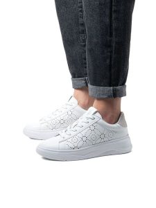 U.S. Polo Assn. Sneakersy w kolorze białym rozmiar: 36. Białe trampki U.S. Polo Assn., bez wzorów, bez zapięcia. Za 173,99 zł.