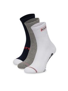 Hunter Skarpety długie AS_HUNTER_01Z_SS25 (3-PACK) Biały. Białe skarpetki Hunter, bez wzorów, z bawełny. Za 44,99 zł.