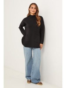 Soft Cashmere Sweter w kolorze czarnym rozmiar: 38/40. Czarne swetry oversize Soft Cashmere, bez wzorów, z kaszmiru, bez ramiączek. Za 130,99 zł.