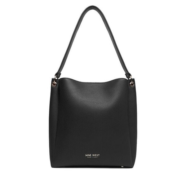 Torebka Nine West. Czarne torebki klasyczne Nine West, bez wzorów, bez dodatków. Za 229,99 zł.