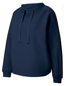 Heine Bluza w kolorze granatowym rozmiar: 48. Czarne bluzy Heine, bez wzorów, bez kaptura. Za 153,71 zł.
