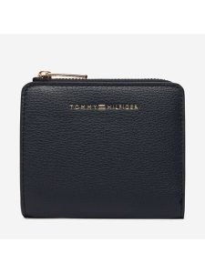 Tommy Hilfiger Portfel Th Flag Compact Za AW0AW18124 Granatowy. Niebieskie portfele TOMMY HILFIGER, bez wzorów, ze skóry. Za 229,99 zł.