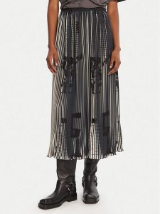 Desigual Spódnica plisowana Newspapers 25WWFW09 Czarny Regular Fit. Czarne spódnice Desigual, xl, bez wzorów, z syntetyku. Za 489,99 zł.