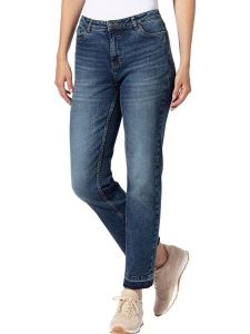 Heine Dżinsy - Regular fit - w kolorze granatowym rozmiar: 42. Niebieskie jeansy Heine, bez wzorów. Za 65,95 zł.