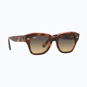 Okulary przeciwsłoneczne Ray-Ban State Street. Brązowe okulary przeciwsłoneczne Ray-Ban. Za 709,99 zł.