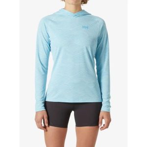 Bluza termoaktywna damska Helly Hansen LIFA Active Solen GR Hoodie. Niebieskie bluzy Helly Hansen, l, bez wzorów, bez kaptura. Za 297,99 zł.