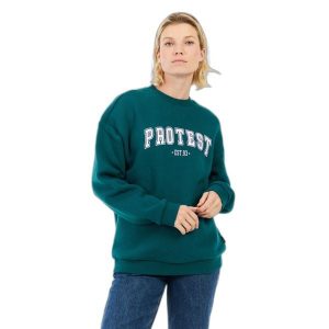 Bluza damska Protest Izzy. Niebieskie bluzy Protest, na zimę, bez wzorów, bez kaptura. Za 241,00 zł.