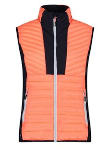 CMP Kamizelka hybrydowa w kolorze pomarańczowym rozmiar: 44. Pomarańczowe kamizelki CMP, s, bez wzorów, z materiału, bez kołnierzyka, bez ramiączek, bez kaptura. Za 135,17 zł.