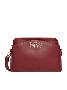 Nine West Torebka CEO-ISABELLA-S23599-1 Czerwony. Czerwone listonoszki Nine West, bez wzorów, z materiału, bez dodatków. Za 199,99 zł.