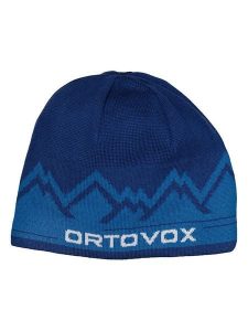 ORTOVOX Wełniana czapka beanie w kolorze niebieskim rozmiar: onesize. Niebieskie czapki ORTOVOX, bez wzorów, z materiału. Za 144,24 zł.