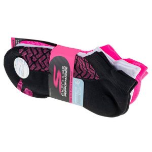 Skechers 3pk Womens 1/2 Terry Low Cut Socks, damskie skarpetki wielokolorowe. Skarpetki Skechers, bez wzorów, z poliesteru. Za 59,99 zł.