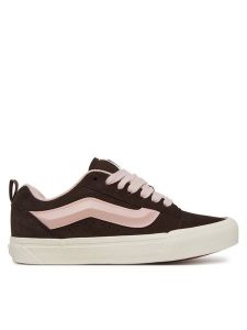Vans Tenisówki VN000D75O3N1 Brązowy. Brązowe trampki Vans, bez wzorów, ze skóry, bez zapięcia. Za 259,99 zł.