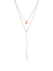 Heliophilia Pozłacany naszyjnik z zawieszką - dł. 65 cm rozmiar: onesize. Czerwone naszyjniki Heliophilia, pozłacane. Za 100,99 zł.