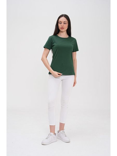 Basics & More Koszulka w kolorze zielonym rozmiar: XXL. Zielone bluzki Basics & More, xxl, bez wzorów, z bawełny, bez kołnierzyka, bez ramiączek. Za 79,03 zł.