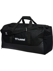 Torba sportowa Hummel Lead. Czarne torby podróżne i sportowe Hummel, bez wzorów, z materiału, na ramię. Za 238,15 zł.
