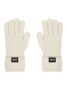 MEXX Rękawiczki CEO-MEXX-W6-001-AW26 Kremowy. Białe rękawiczki Mexx, bez wzorów, z dzianiny. Za 49,99 zł.