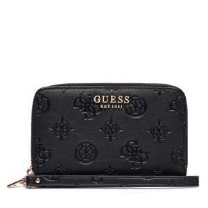 Portfel Guess. Czarne portfele Guess, z aplikacjami. Za 259,99 zł.